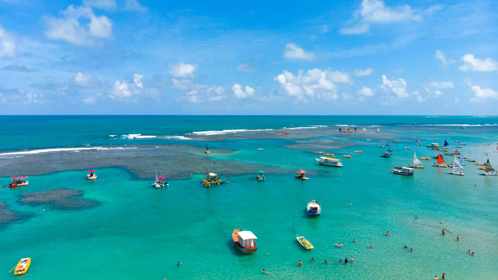 Experiência de praia em Porto de Galinhas